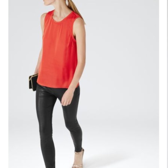 NWOT Reiss Constance Silk Blouse - Picture 2 of 8